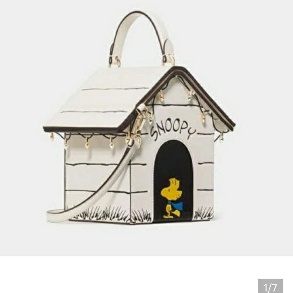 Peanuts Women's White and Cream Bag